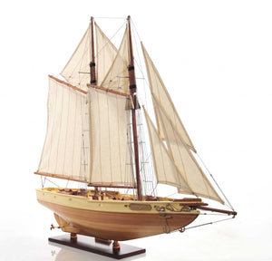 Homeroots Bluenose Model In Light Brown Finish  Solid Wood 376349