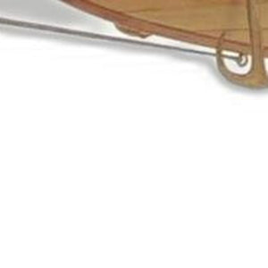 Homeroots Bluenose Model In Light Brown Finish  Solid Wood 376349