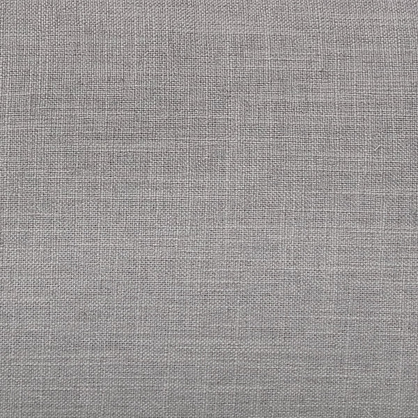 Homeroots 42" Gray And Wood Brown Linen Arm Chair   376355