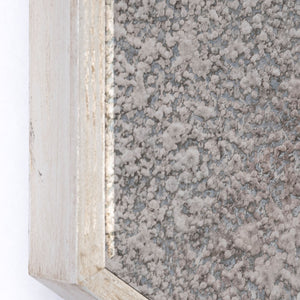 Homeroots 14" Natural Novelty Framed Accent Mirror  Wood 376369