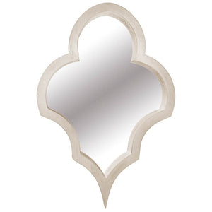 Homeroots 34" Natural Novelty Framed Accent Mirror  Wood 376374