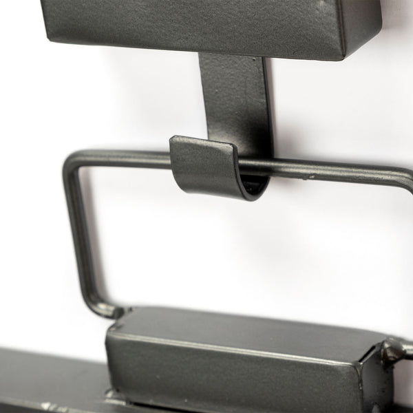 Homeroots 44" Gunmetal Metal Framed Accent Mirror  Metal 376410