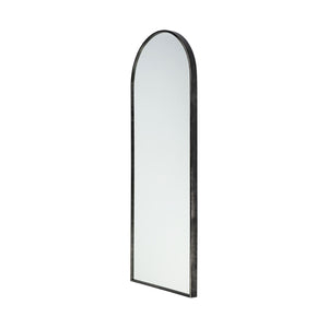 Homeroots Black Arch Full Length Hanging Metal Mirror  Metal 376415