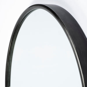 Homeroots Black Arch Full Length Hanging Metal Mirror  Metal 376415