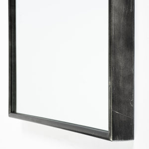 Homeroots Black Arch Full Length Hanging Metal Mirror  Metal 376415