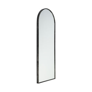 Homeroots Black Arch Full Length Hanging Metal Mirror  Metal 376415