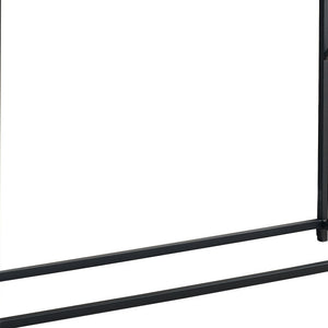 Homeroots 44" Brown And Black Frame Console Table   376507