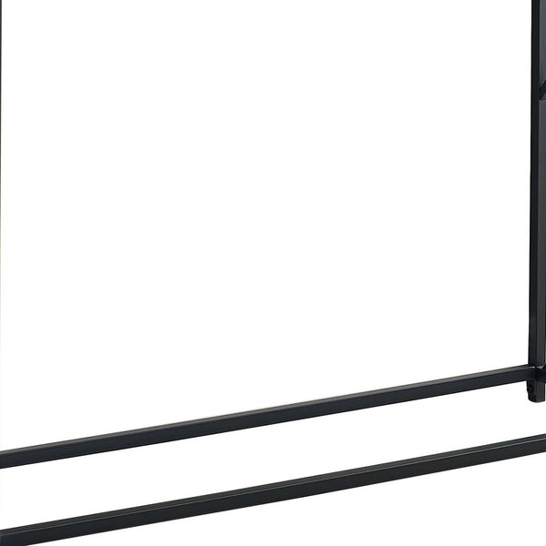 Homeroots 44" Brown And Black Frame Console Table   376507