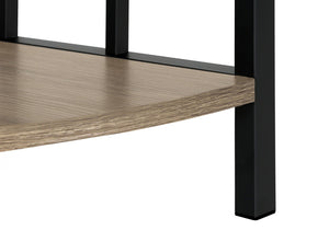 HomeRoots 62" Dark Taupe Metal Corner Bookcase - Stylish Space-Saving Storage for Home & Office Décor Solutions 376526