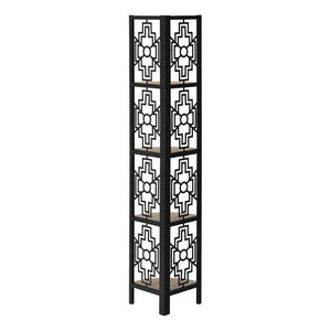 HomeRoots Taupe Metal Four-Tier Corner Bookcase – Stylish Space-Saving Storage for Modern Home Decor & Organization 376534