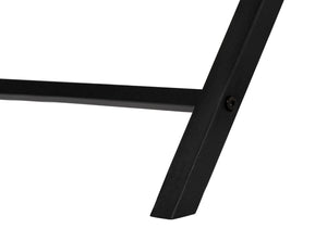 HomeRoots 55" Contemporary Gray and Black L-Shaped Computer Desk for Home Office - Modern, Sturdy, Spacious Workstation 376541
