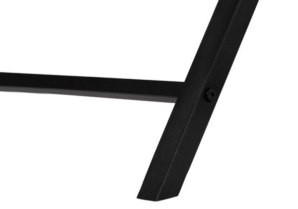 HomeRoots 55" Contemporary Gray and Black L-Shaped Computer Desk for Home Office - Modern, Sturdy, Spacious Workstation 376541