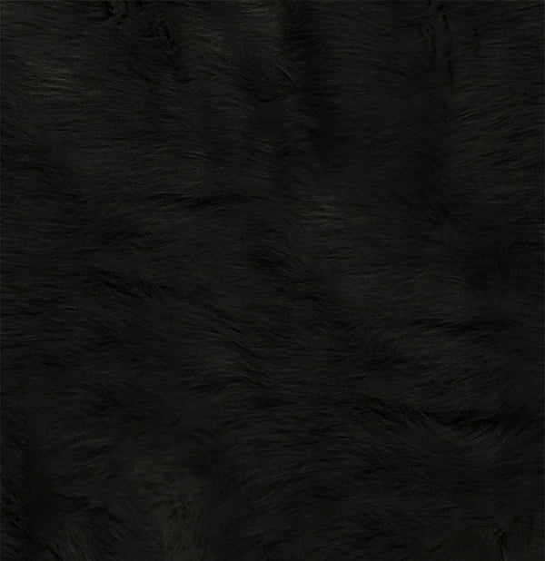 Homeroots 4' X 5' Black Faux Cowhide Washable Area Rug  Faux Cowhide 376624