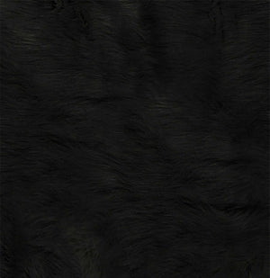 Homeroots 5' X 7' Black Faux Cowhide Area Rug  Acrylic 376625