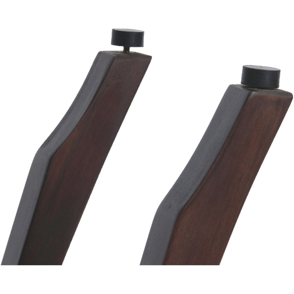 Homeroots Contemporary Teak Shower Bench With Shelf In Brown Finish  Wood 376686