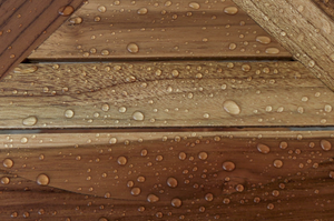 Homeroots 18" X 17" Brown Teak Corner Shower Bench With Shelf  Teak 376736