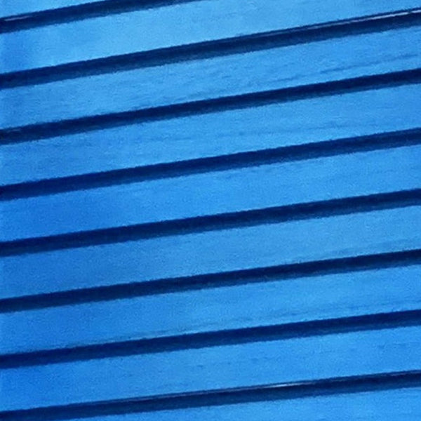 Homeroots 3 Panel Light Blue Shutter Screen Room Divider  Wood 376802