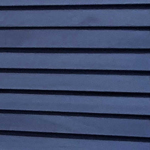 Homeroots 3 Panel Dark Blue Shutter Screen Room Divider  Paulownia Wood 376803