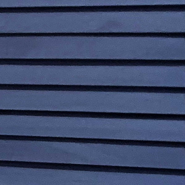 Homeroots 3 Panel Dark Blue Shutter Screen Room Divider  Paulownia Wood 376803