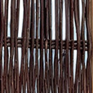 Homeroots 3 Panel Kirkwood Room Divider With Interconnecting Branches Design  Paulownia  Wood And Willow 376806