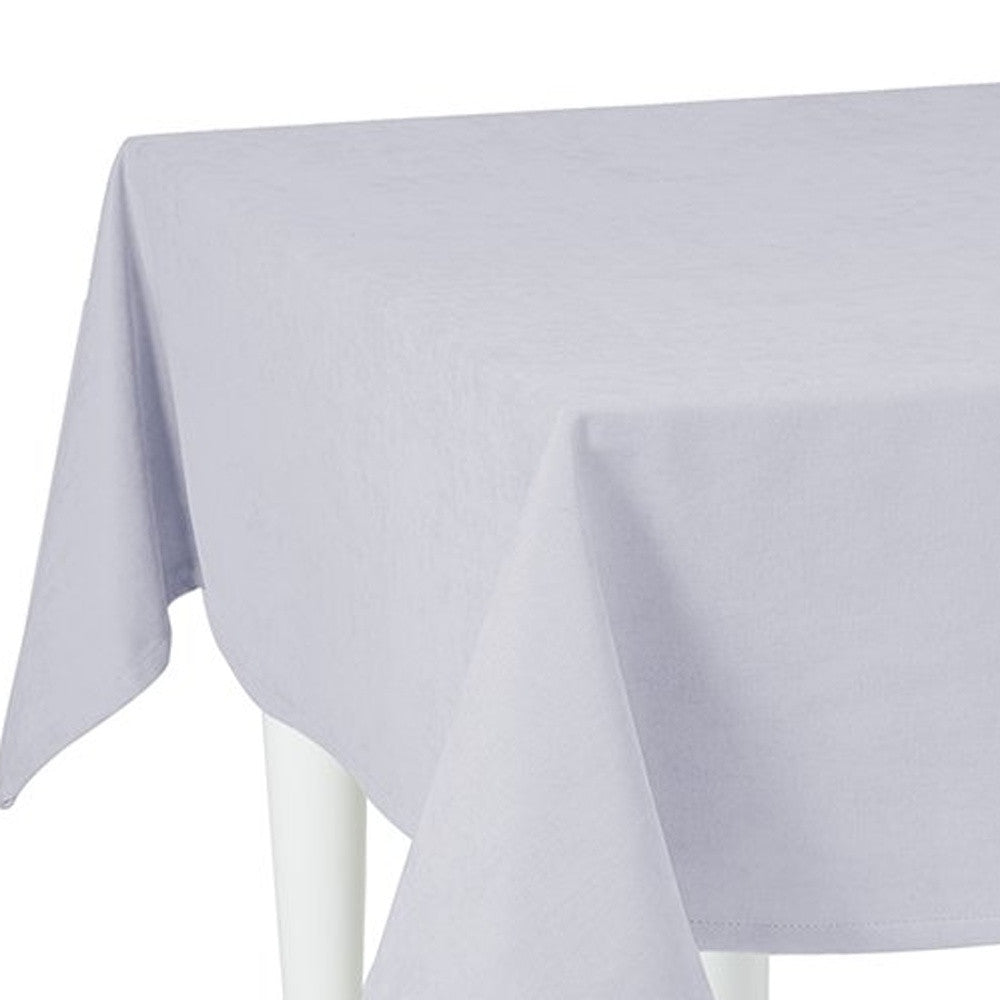 Homeroots 120" Merry Christmas Rectangle Tablecloth In  Grey  Polyester 376833