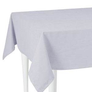 Homeroots 120" Merry Christmas Rectangle Tablecloth In  Grey  Polyester 376833