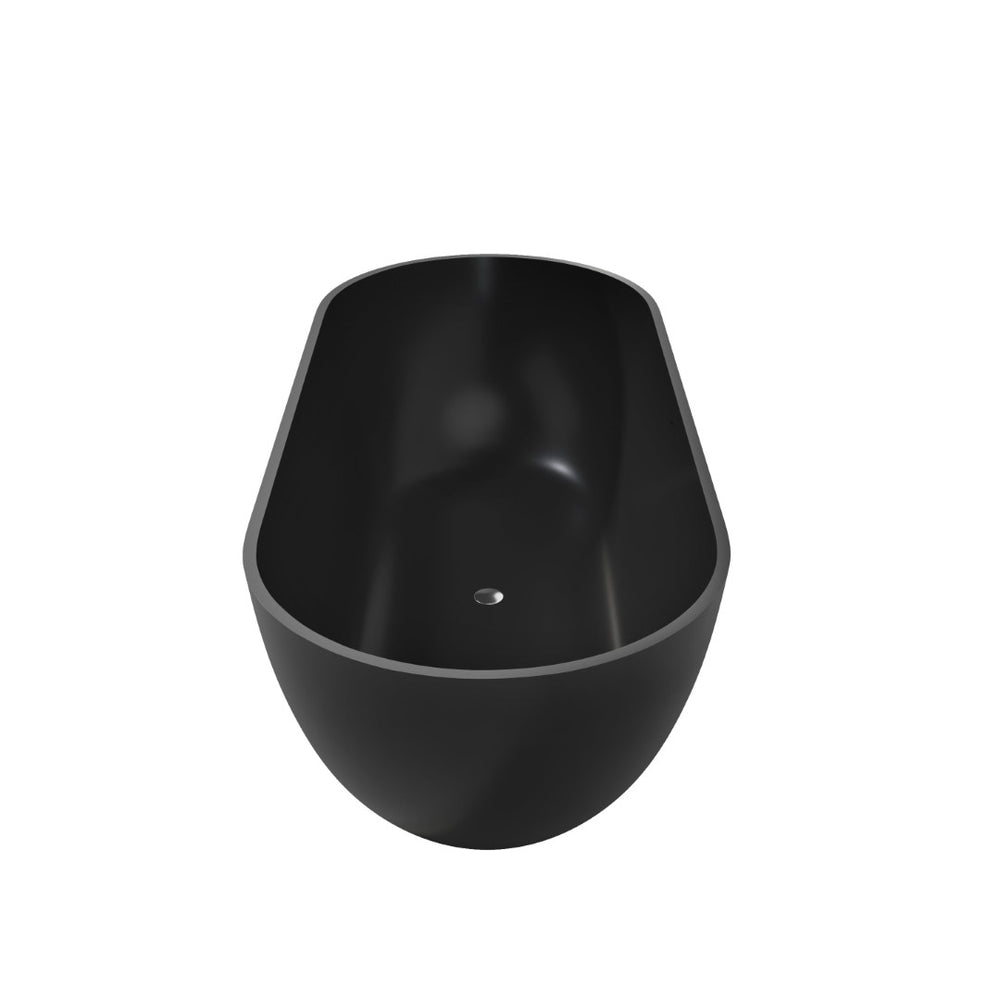 English Elm 69 Inch Freestanding Soaking Tub Eco Stone Resin Matte Spa Bath for Primary Suites T3785P353964