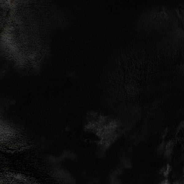 Homeroots Luxe Faux Rabbit Fur Rectangular Rug 3' X 5'   - Black Black Acrylic 376910