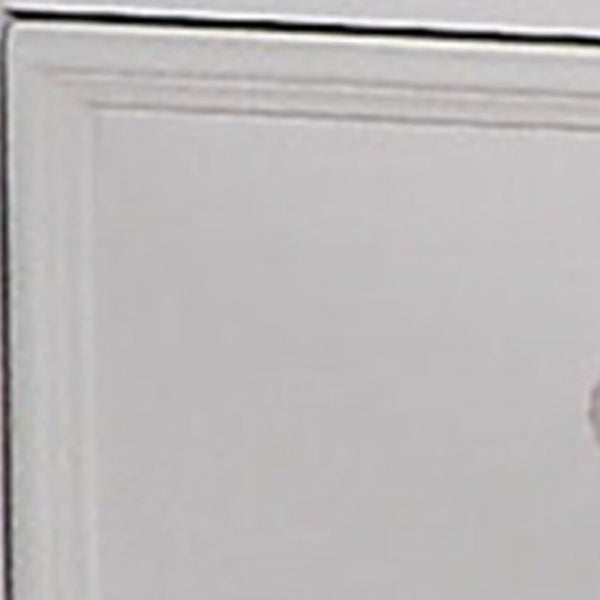 Homeroots 27" White One Drawer Nightstand   376965