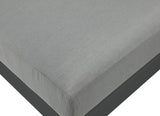 Nizuc Grey Water Resistant Fabric Outdoor Patio Modular Sectional 376Grey-Sec7B Meridian Furniture