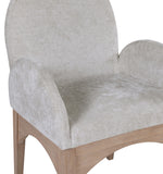 Waldorf Grey Chenille Fabric Dining Chair 377Grey-AC Meridian Furniture