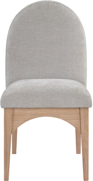Waldorf Grey Chenille Fabric Dining Chair 377Grey-SC Meridian Furniture