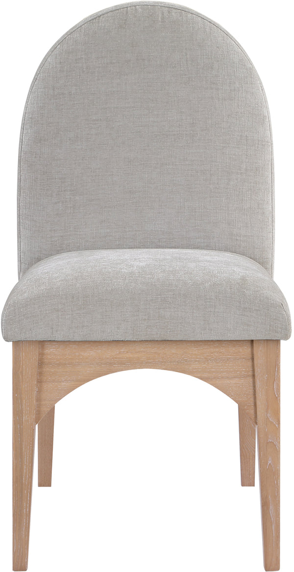 Waldorf Grey Chenille Fabric Dining Chair 377Grey-SC Meridian Furniture