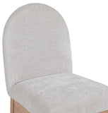 Waldorf Grey Chenille Fabric Dining Chair 377Grey-SC Meridian Furniture