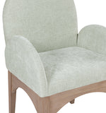 Waldorf Mint Chenille Fabric Dining Chair 377Mint-AC Meridian Furniture