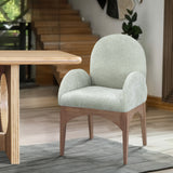 Waldorf Mint Chenille Fabric Dining Chair 377Mint-AC Meridian Furniture