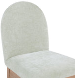 Waldorf Mint Chenille Fabric Dining Chair 377Mint-SC Meridian Furniture