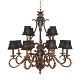 Marbella 40'' Wide 12-Light Chandelier - Bronze 378-SS-SH12 Elk Lighting