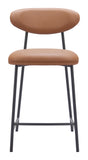 Rorun Counter Stool - Set of 2 Brown 110337 Zuo Modern