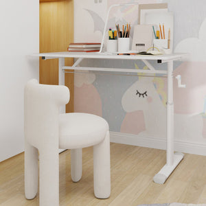 English Elm Adjustable Study Desk For Kids & Adults – Compact, Height-Adjustable Workspace, Modern Design Solutions W1935P338362