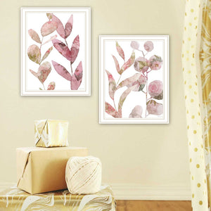 English Elm Trendy Decor 4u Meadow Flora Two Panel Botanical Framed Art Set for Gallery Walls B067P254074