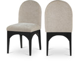 Waldorf Beige Chenille Fabric Dining Chair 378Beige-SC Meridian Furniture