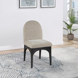 Waldorf Beige Chenille Fabric Dining Chair 378Beige-SC Meridian Furniture