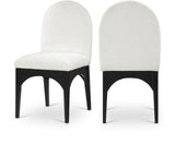 Waldorf Cream Chenille Fabric Dining Chair 378Cream-SC Meridian Furniture