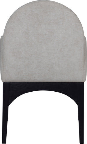 Waldorf Grey Chenille Fabric Dining Chair 378Grey-AC Meridian Furniture