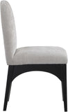 Waldorf Grey Chenille Fabric Dining Chair 378Grey-SC Meridian Furniture
