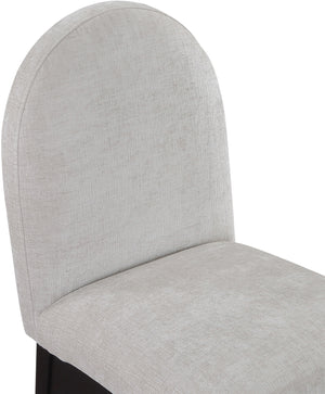 Waldorf Grey Chenille Fabric Dining Chair 378Grey-SC Meridian Furniture