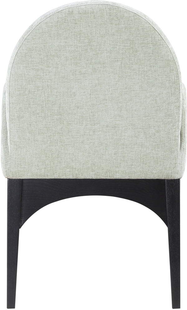 Waldorf Mint Chenille Fabric Dining Chair 378Mint-AC Meridian Furniture