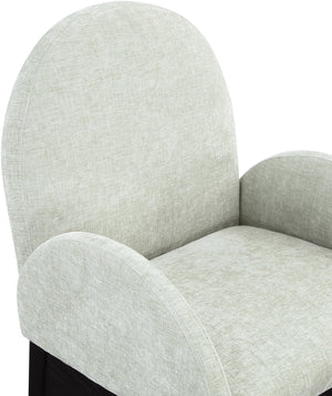 Waldorf Mint Chenille Fabric Dining Chair 378Mint-AC Meridian Furniture