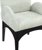 Waldorf Mint Chenille Fabric Dining Chair 378Mint-AC Meridian Furniture